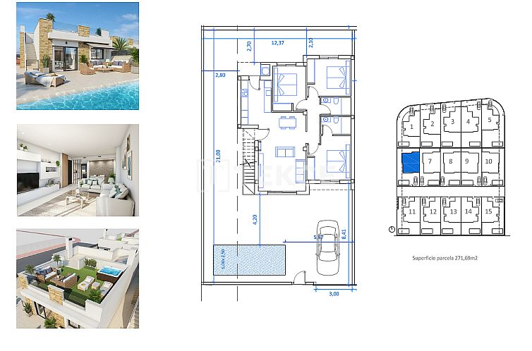 Vrijstaande woning in San Fulgencio