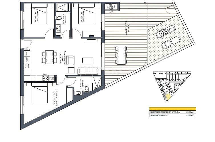 Appartement in San Fulgencio Centro