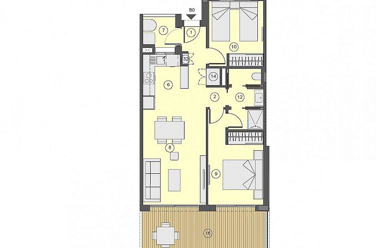 Geschakelde woning in Torrevieja