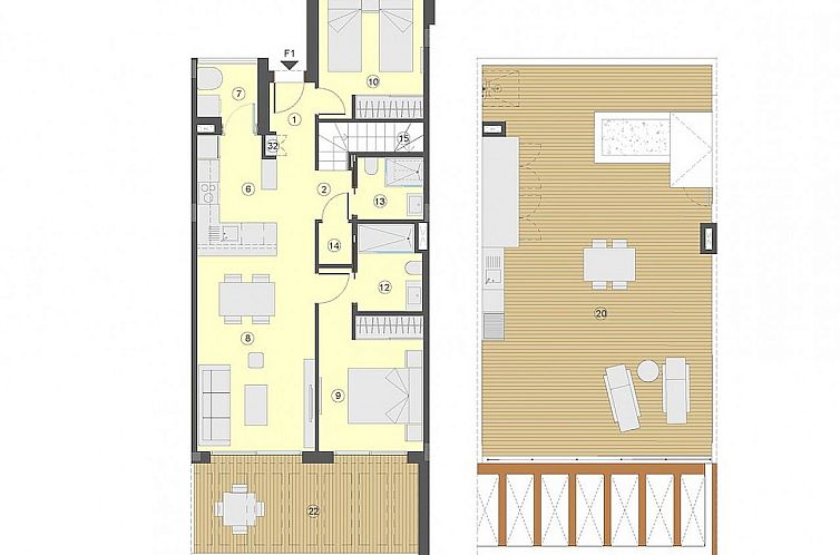 Geschakelde woning in Torrevieja