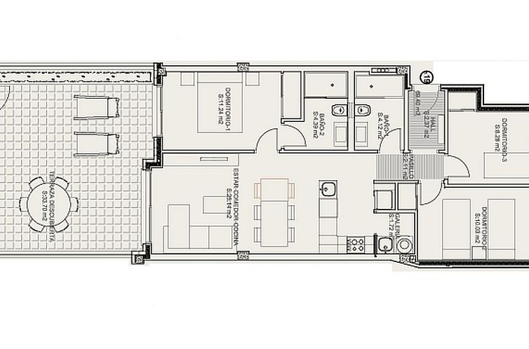 Geschakelde woning in Torrevieja
