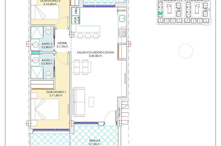 Geschakelde woning in Torrevieja