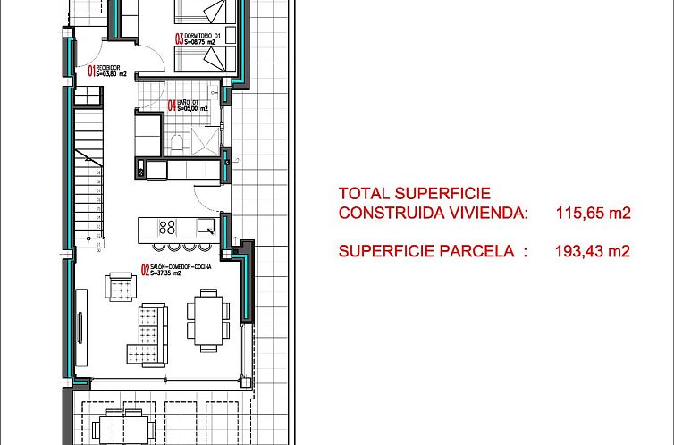 Vrijstaande woning in Torrevieja