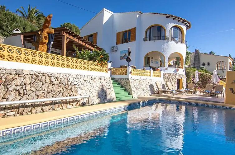 Unterkunft 14932357 - Ferienhaus Costa blanca - Zeezicht Villa met zwembad Benissa