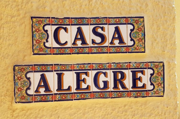 Traditional Spanish tile with Casa Alegre Benissa, vacation home in Costa Blanca.