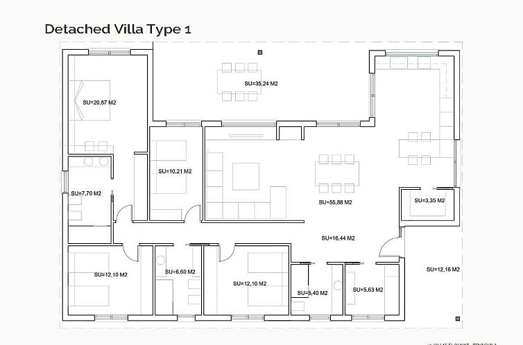 Vrijstaande woning in Penàguila