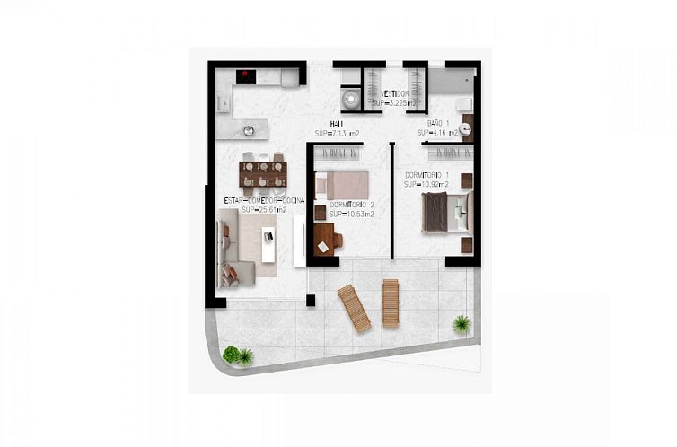 Appartement in Mil Palmeras