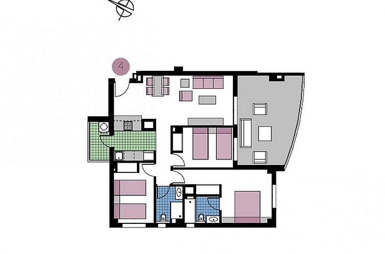 Appartement in Mil Palmeras