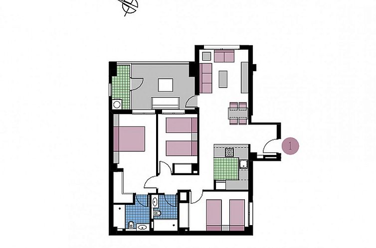 Appartement in Mil Palmeras