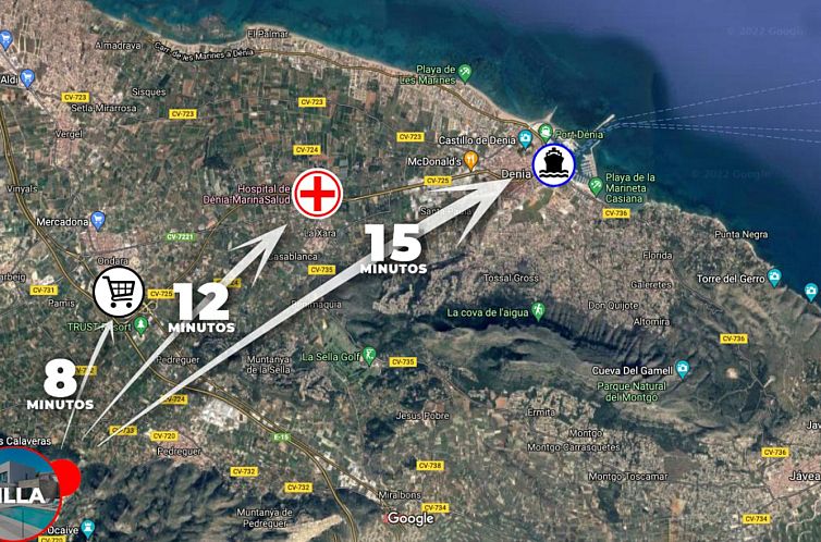 Vrijstaande woning in Pedreguer