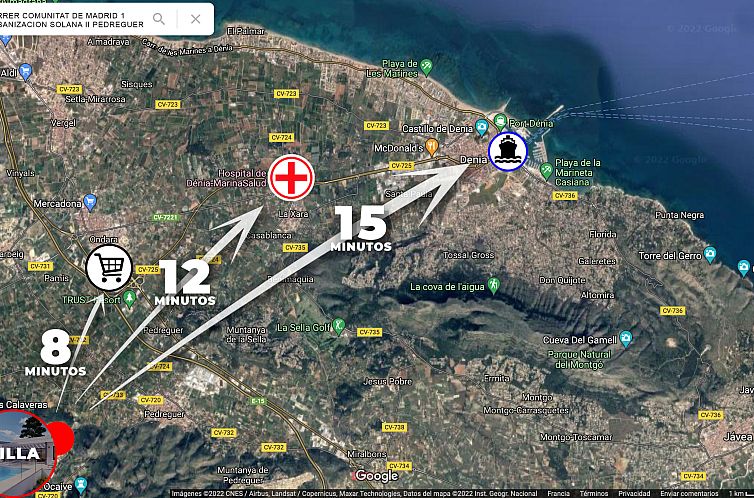 Vrijstaande woning in Pedreguer