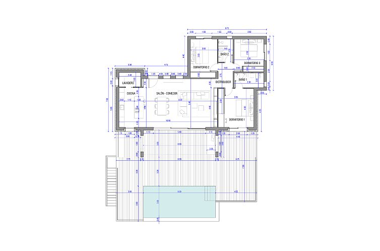 Vrijstaande woning in Pedreguer
