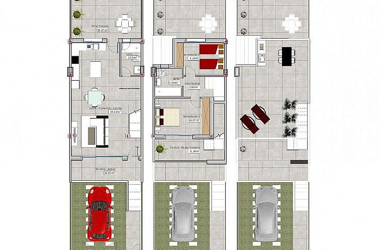 Geschakelde woning in Cox
