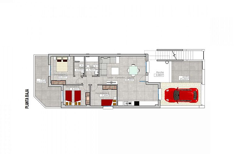 Geschakelde woning in Cox