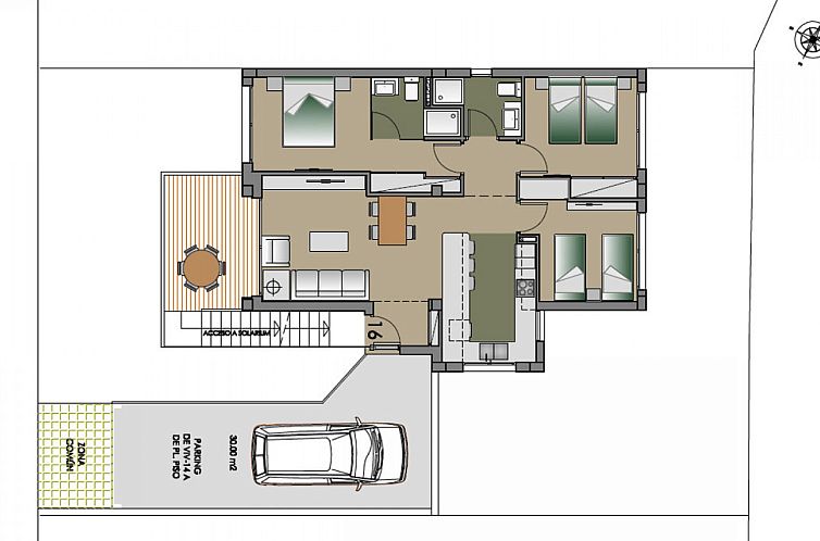 Geschakelde woning in San Miguel de Salinas