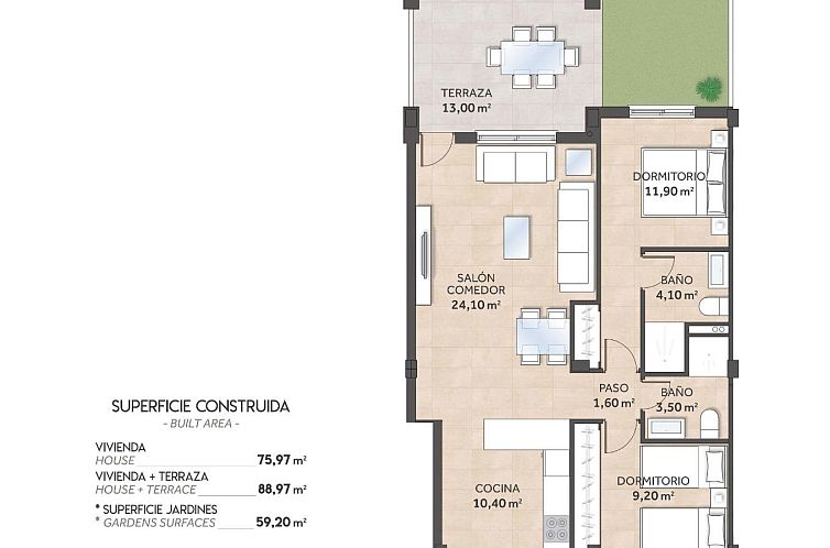 Appartement in San Miguel de Salinas