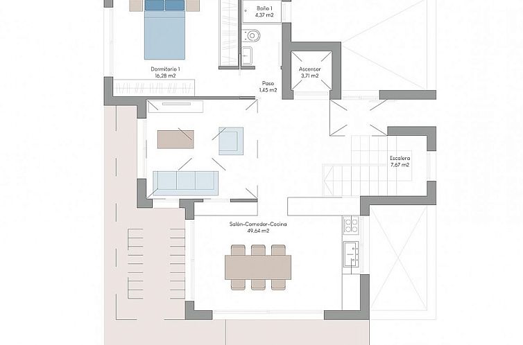 Vrijstaande woning in Benidorm