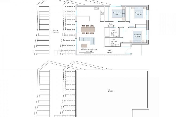 Geschakelde woning in Benidorm