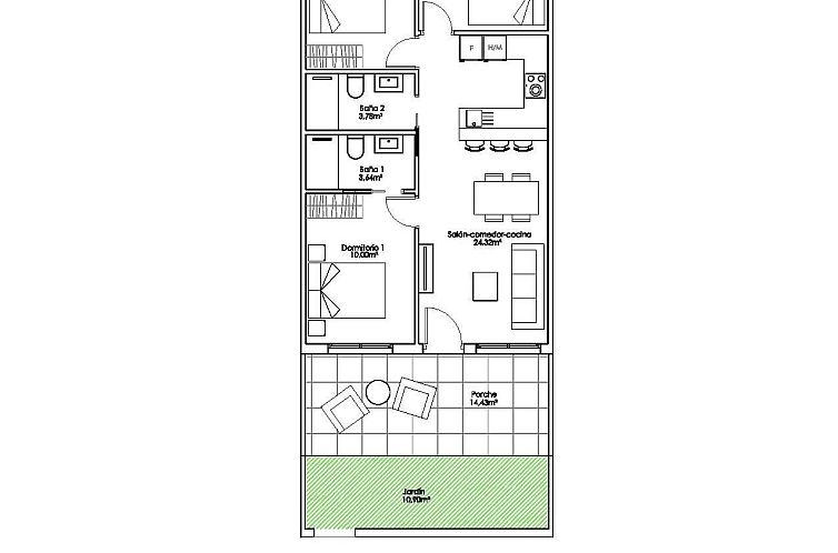 Appartement in Pilar De La Horadada