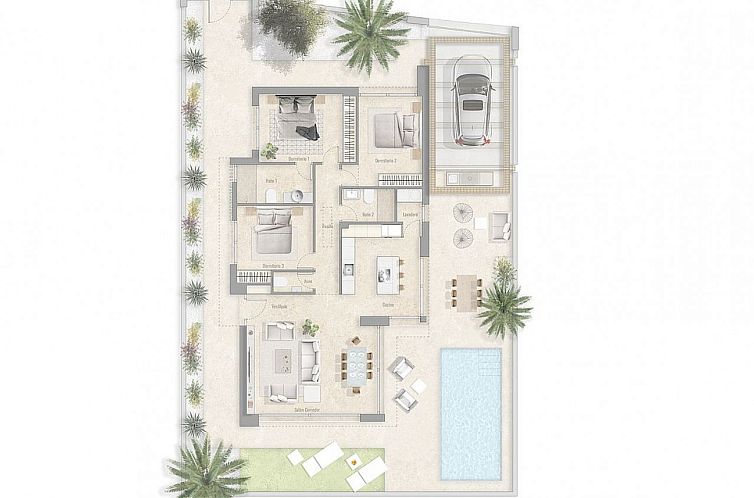 Vrijstaande woning in Pilar De La Horadada