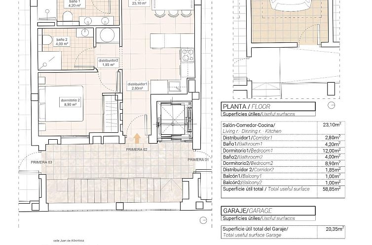 Appartement in Hondon De Las Nieves