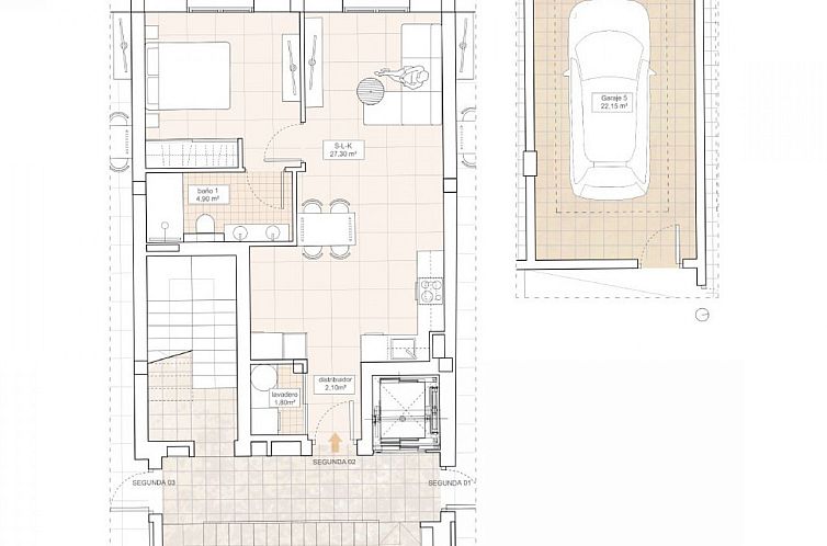 Appartement in Hondon De Las Nieves