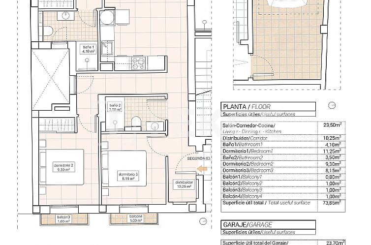 Appartement in Hondon De Las Nieves