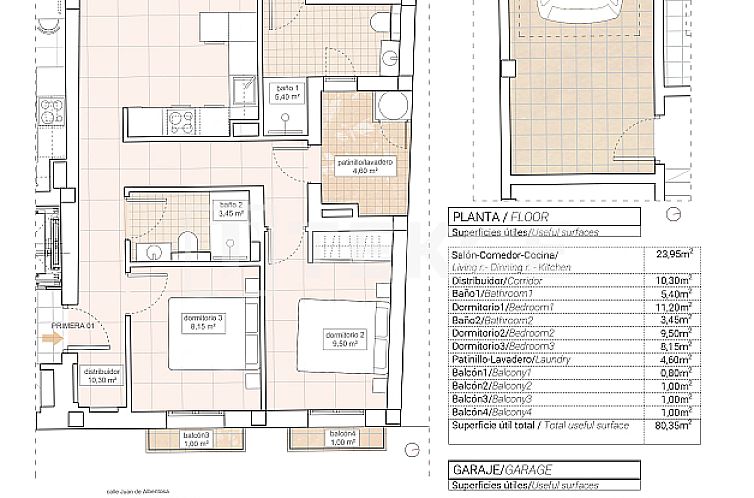 Appartement in Hondon De Las Nieves