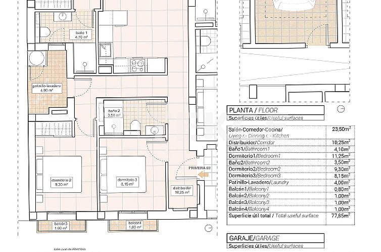 Appartement in Hondon De Las Nieves