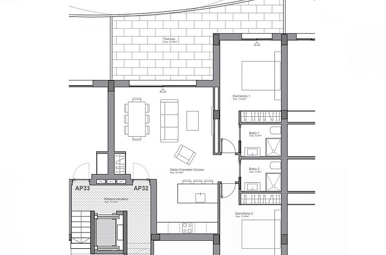 Appartement in Guardamar del Segura