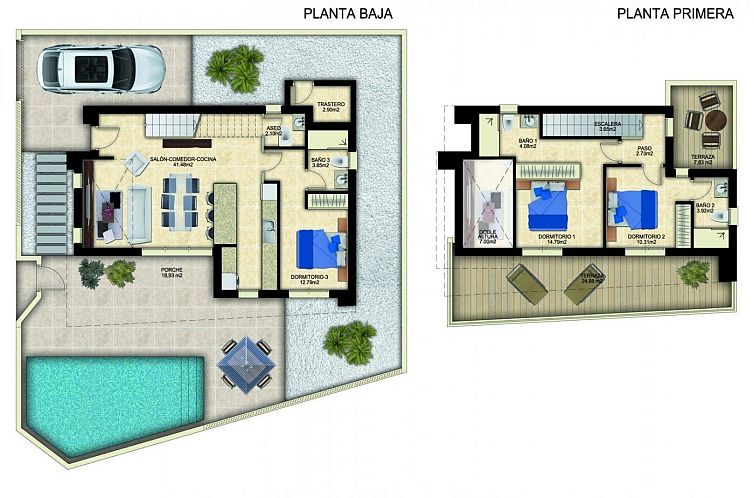 Vrijstaande woning in Benijofar