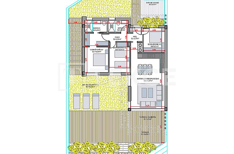 Vrijstaande woning in Polop