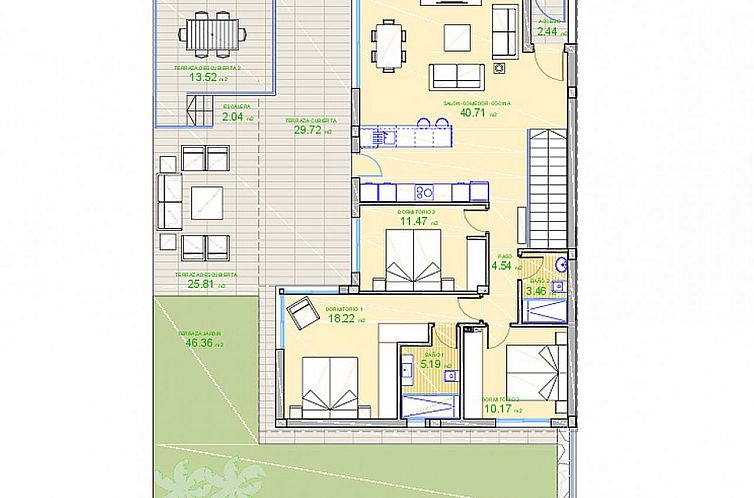 Vrijstaande woning in Polop