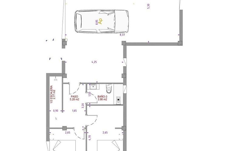 Vrijstaande woning in Polop