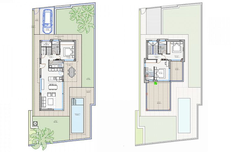Vrijstaande woning in Polop