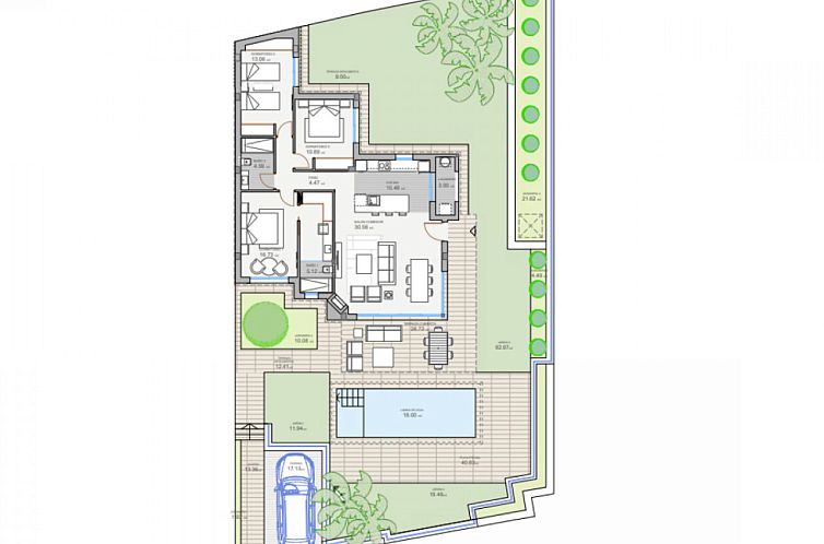 Vrijstaande woning in Polop