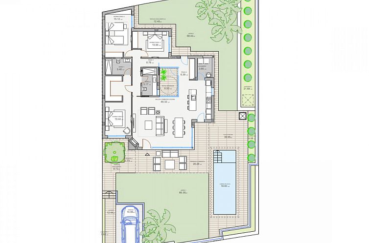 Vrijstaande woning in Polop