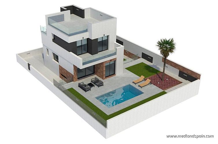 Vrijstaande woning in Polop