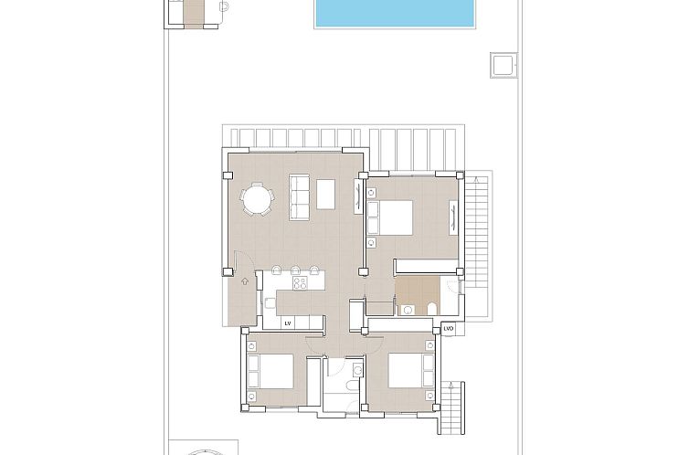 Vrijstaande woning in Polop