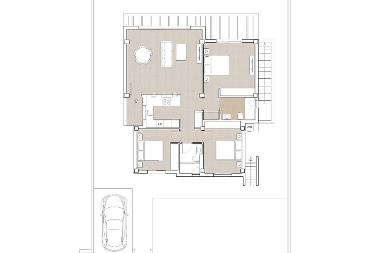 Vrijstaande woning in Polop