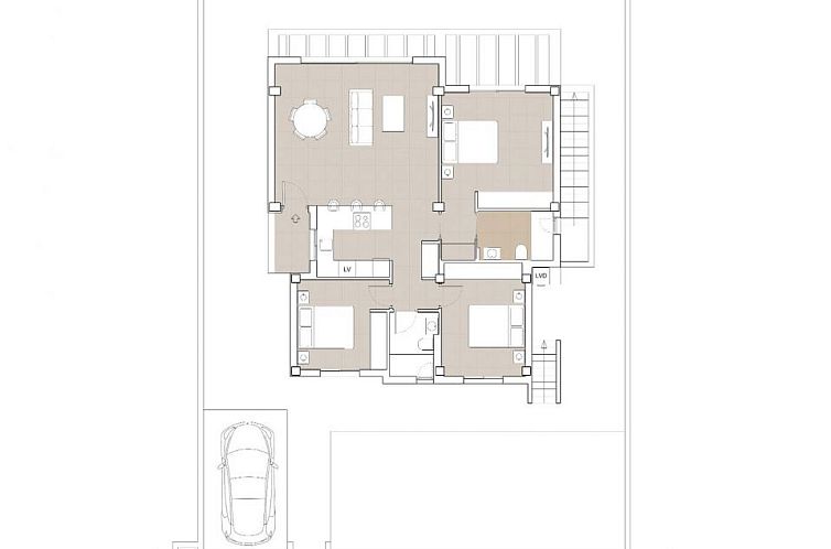 Vrijstaande woning in Polop