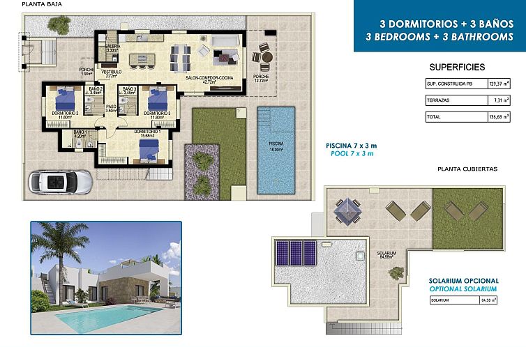 Vrijstaande woning in Polop