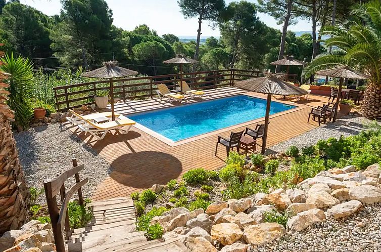 Apartement 1 met pool in de tuin