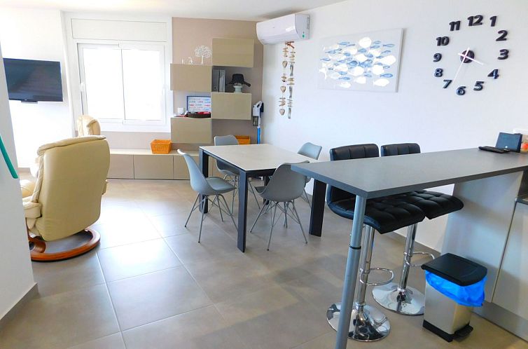 Appartement Appartement in Roses mit Großer Terrasse und Me