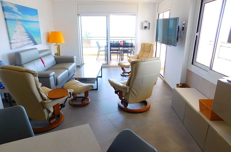 Appartement Appartement in Roses mit Großer Terrasse und Me