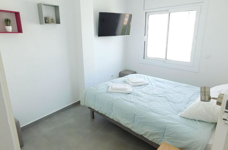 Appartement Appartement in Roses mit Großer Terrasse und Me