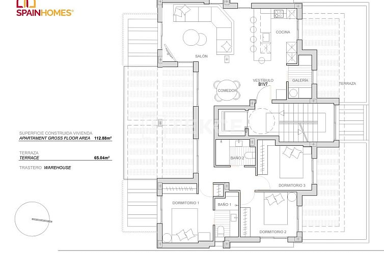 Appartement in Torre - Pacheco