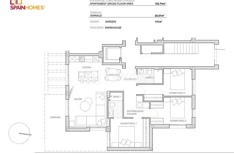Appartement in Torre - Pacheco