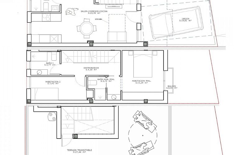 Geschakelde woning in Cartagena
