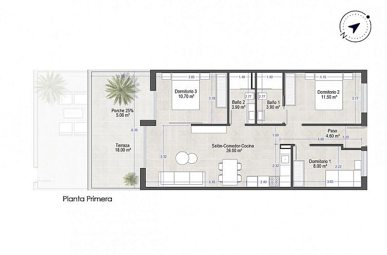 Appartement in San Javier